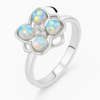 Gümüş Orbit 4 Taşlı